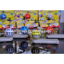 Kids novel toys rc infrared sensor flying ball helicopter